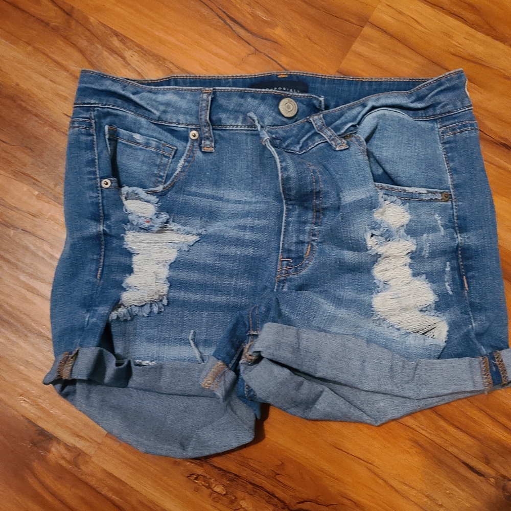 High rise shorts